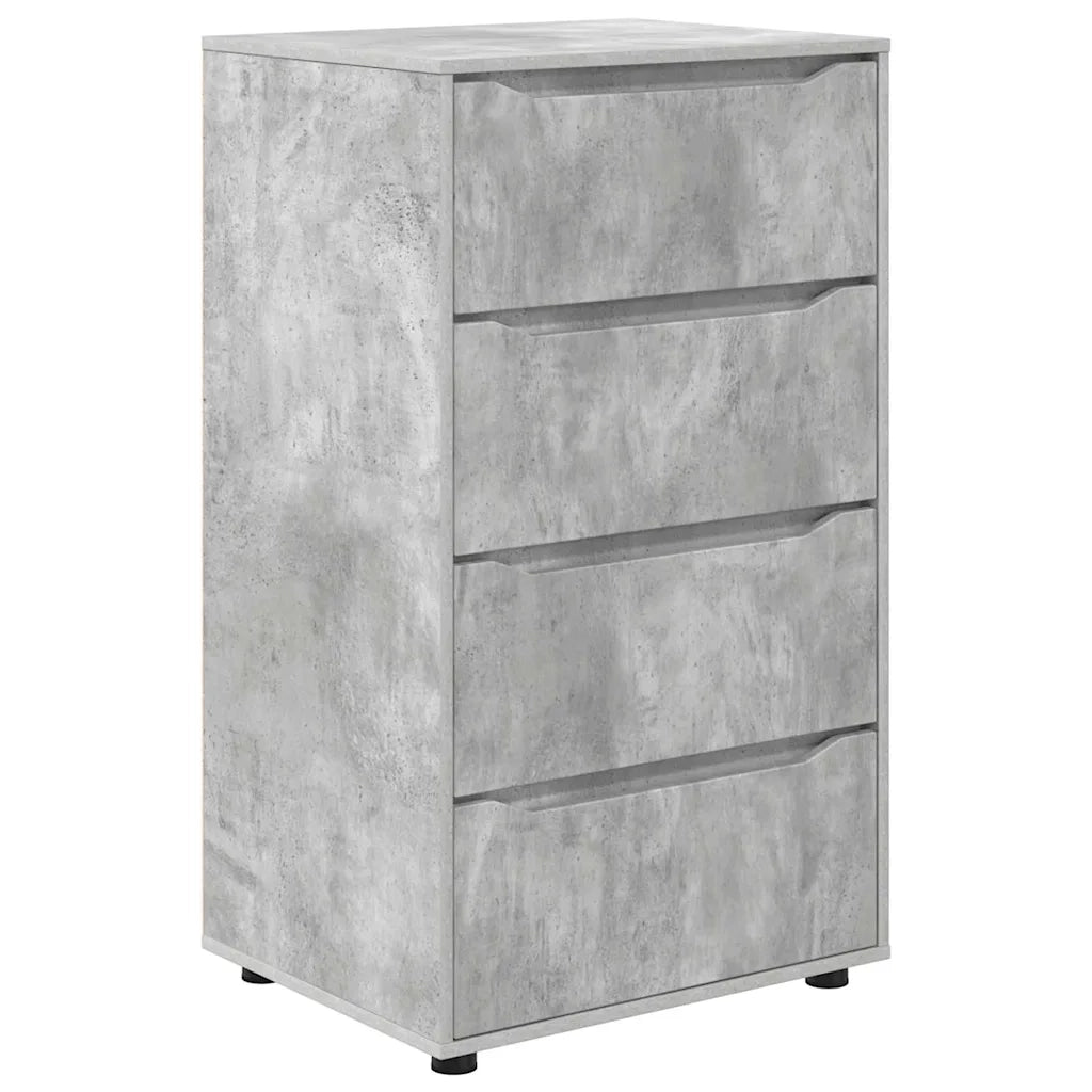 Armadi di Stoccaggio 2 pcs Grigio cemento 60 x 48 x 105 cm