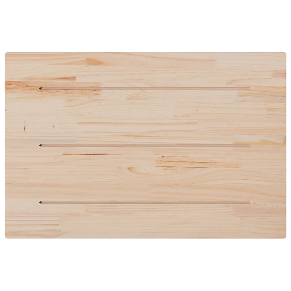 Piani Tavolo | Superficie Tavolo | Piano Scrivania 3 pz 80x53x2,5 cm Rettangolare Legno Massello Pino