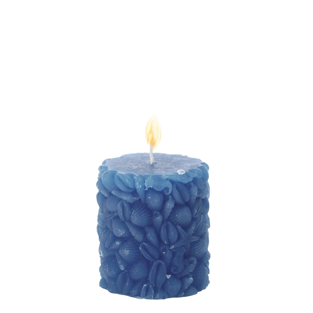 CANDELA DECORATIVA D7XH7.5CM STELLE / CONGHIGLIE