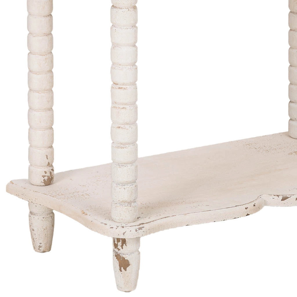 Mensola in legno bianco, 60x30x180 cm (altezza)