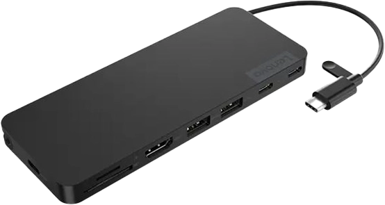 Lenovo 4X11N40212 replicatore di porte e docking station per laptop Cablato USB 3.2 Gen 1 (3.1 Gen 1) Type-C Nero