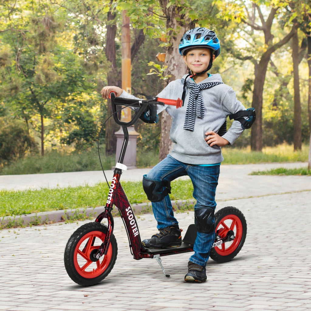 Monopattino per bambini regolabile in altezza ¨C Minimal ¨C Rosso, acciaio, plastica