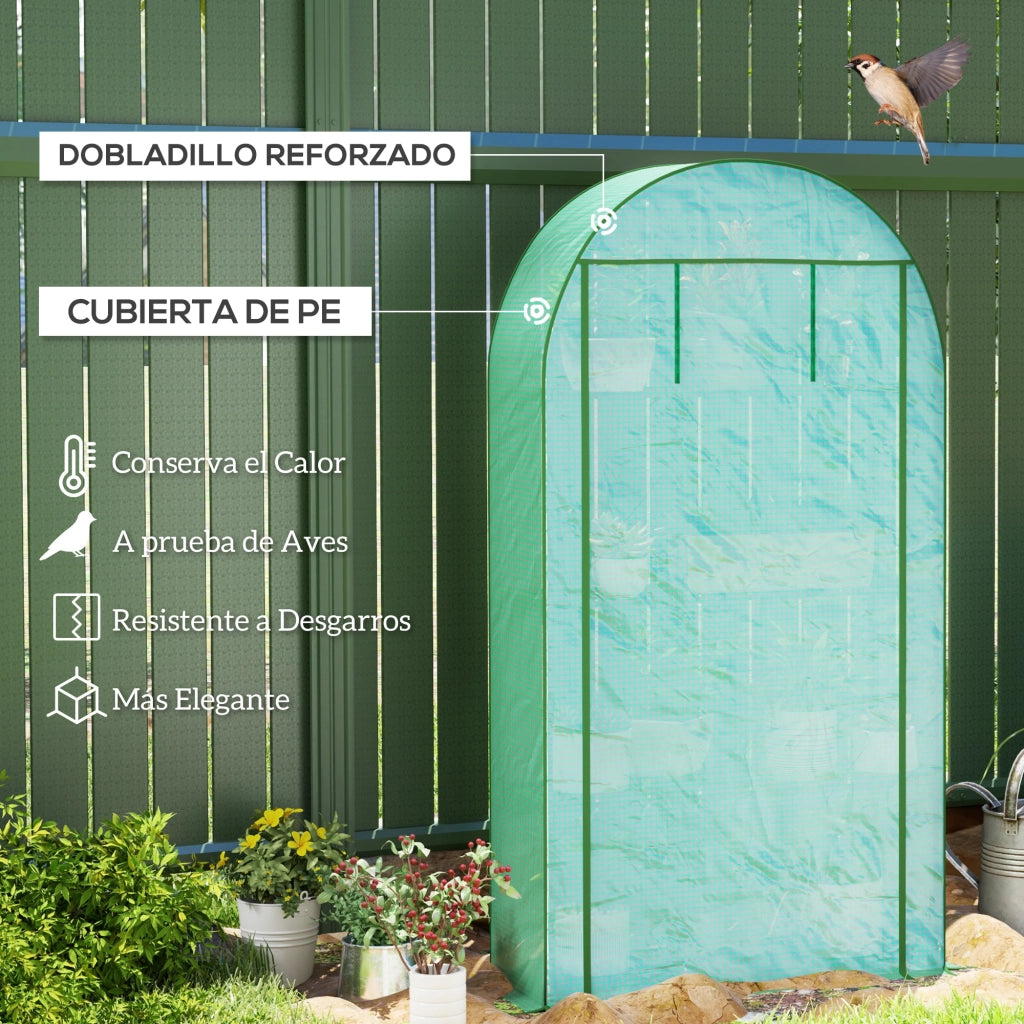 Serra da Giardino con 4 Ripiani ¨C Minimal ¨C 105x45x160 cm Verde