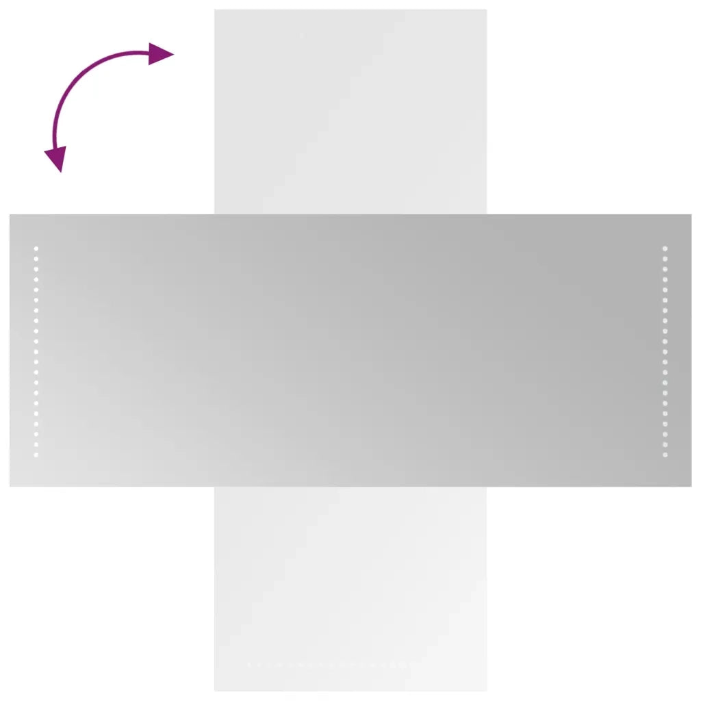 Specchio da Bagno con Luci LED 40x100 cm 3154055