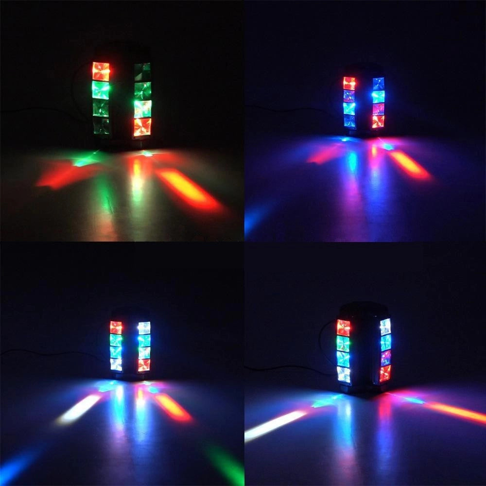Trade Shop - Proiettore Mini Spider Testa Mobile Spot Light Dmx 512 Rgb Dj Discoteca 40w -