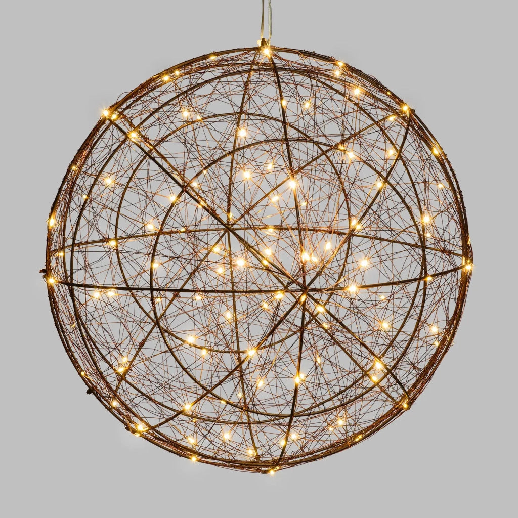 Sfera 3D Copper 25 cm 120 MicroLED B Caldo FlashLED IP44