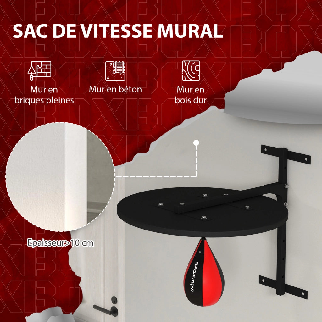 Sacco da boxe con supporto a muro ¨C Minimal ¨C regolabile 360¡ã