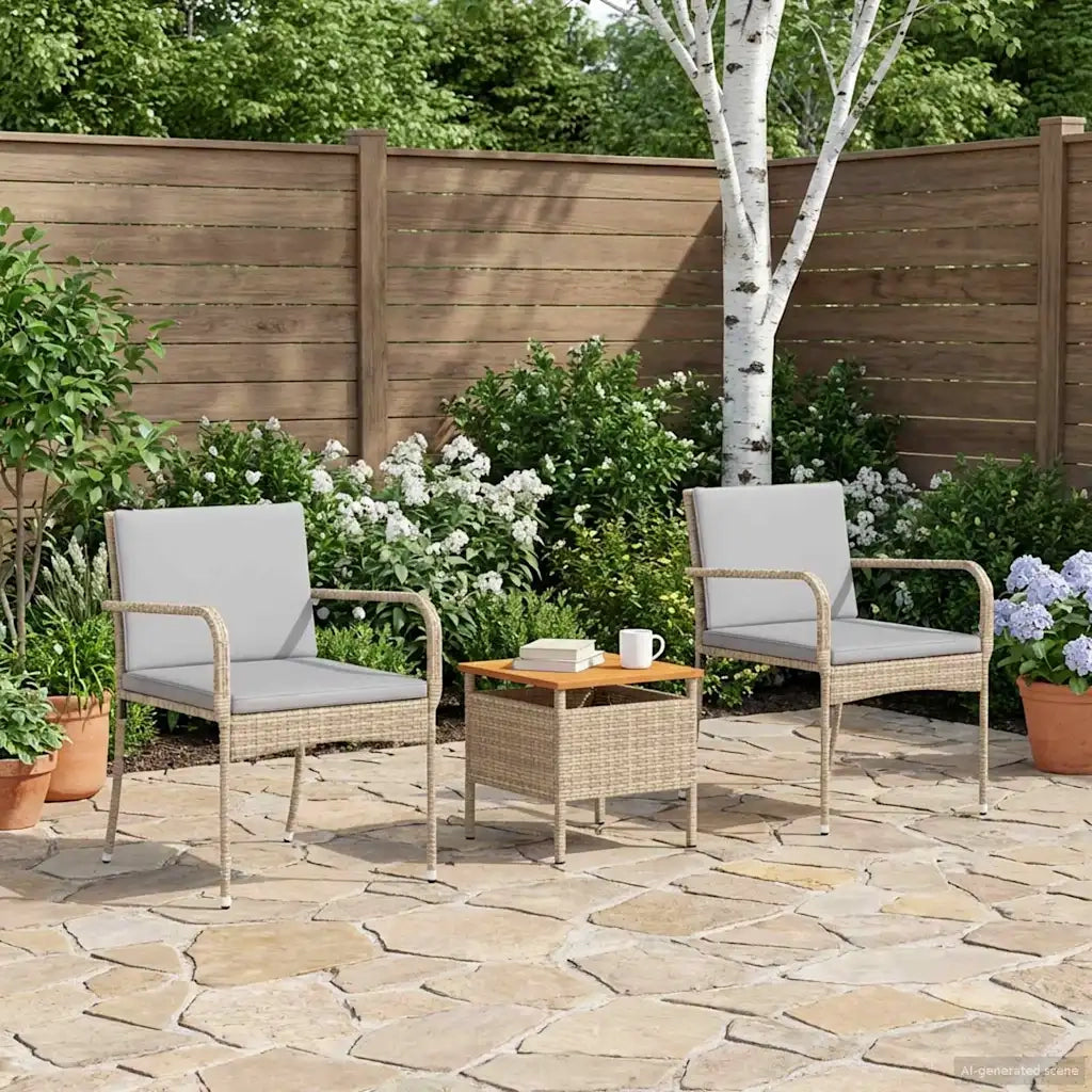 Set da giardino con cuscino acciaio 42025112