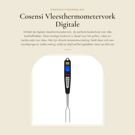 Termometro per carne digitale da cucina - lettura istantanea - 41 cm - adatto per grigliate e barbecue