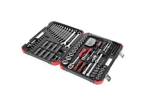 Gedore R46003232 Set di chiavi a bussola 232 pezzi 1-4'' 1-2'' in acciaio al cromo vanadio con valigia colore Rosso