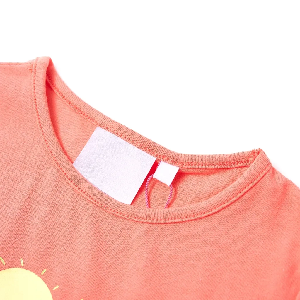 Maglietta per Bambini Corallo 128