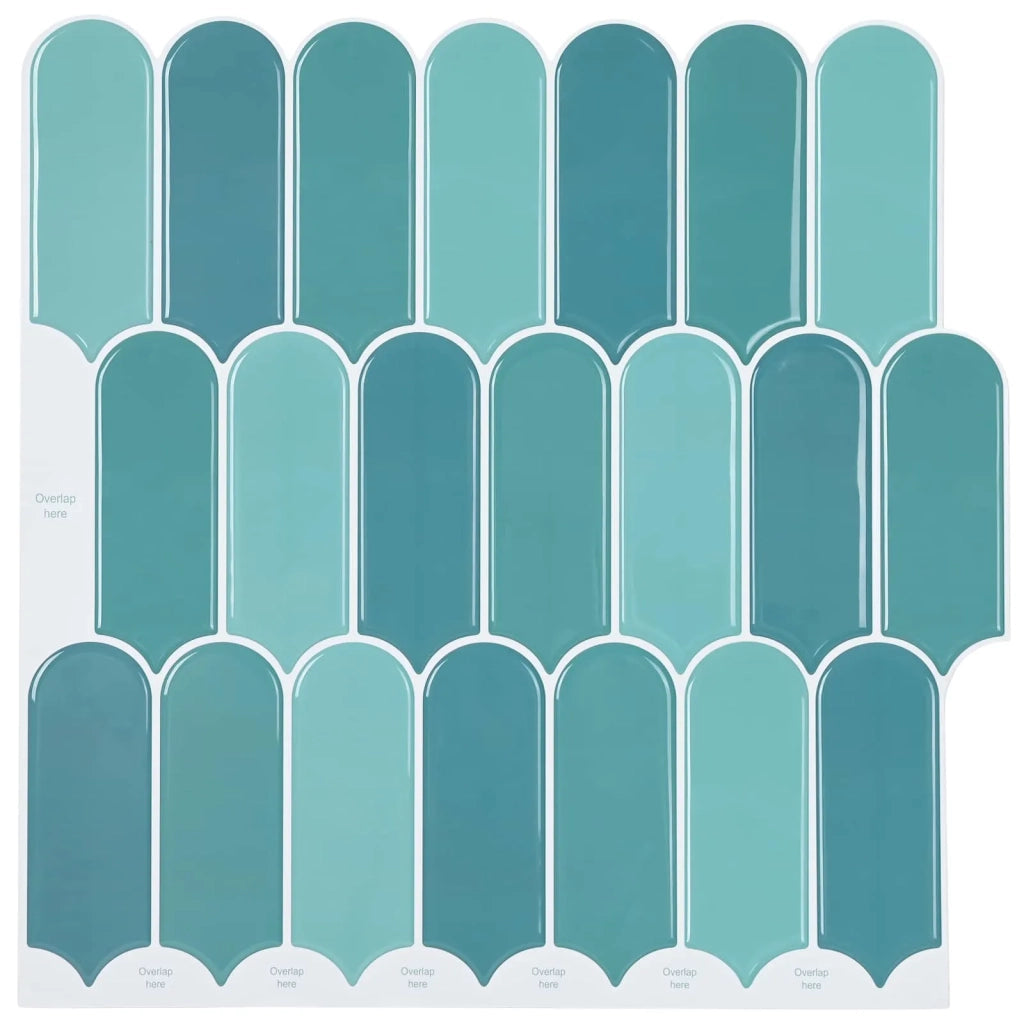 Piastrella Piuma 10 pcs Blu 30 x 30 cm Poliuretano e PET 42046207