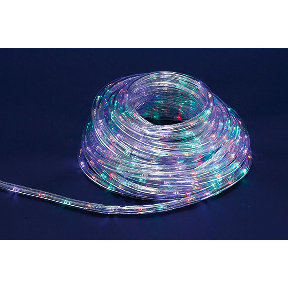 Tubo Luminoso con Luci Led Natalizio da Esterno 8 Funzioni Colore: Multicolor, Formato: 50 m