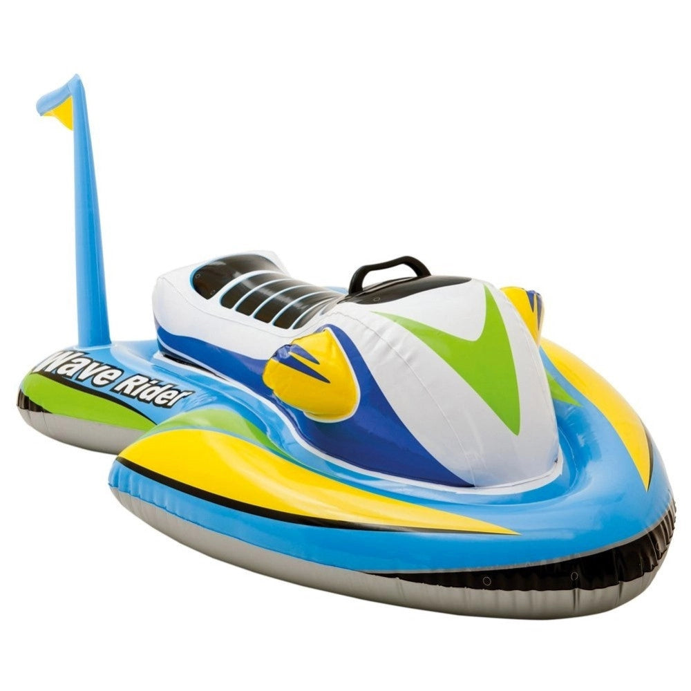 Trade Shop - Acquascooter Cavalcabile Gioco Gonfiabile Bambini 117 X 77 Cm Mare Piscina -