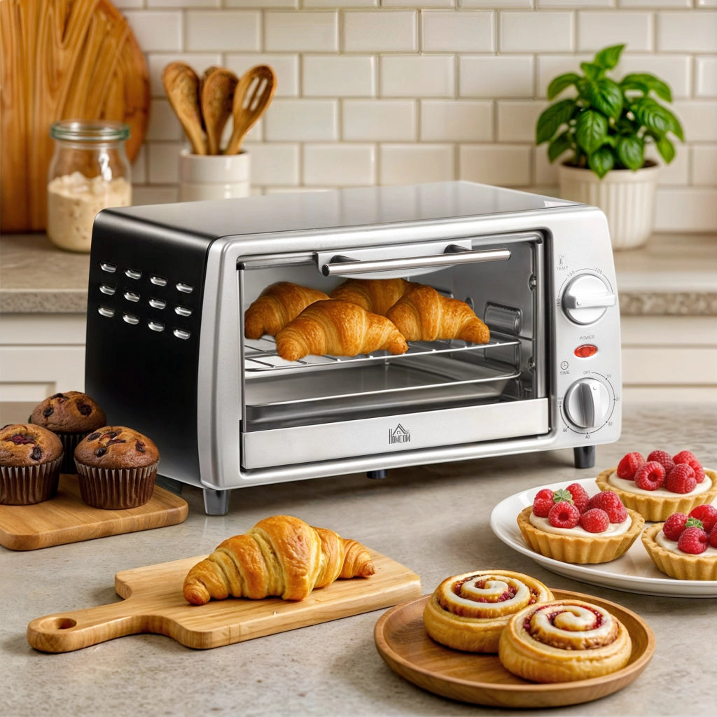 Forno Mini 10L 750W ¨C Minimal ¨C Argento