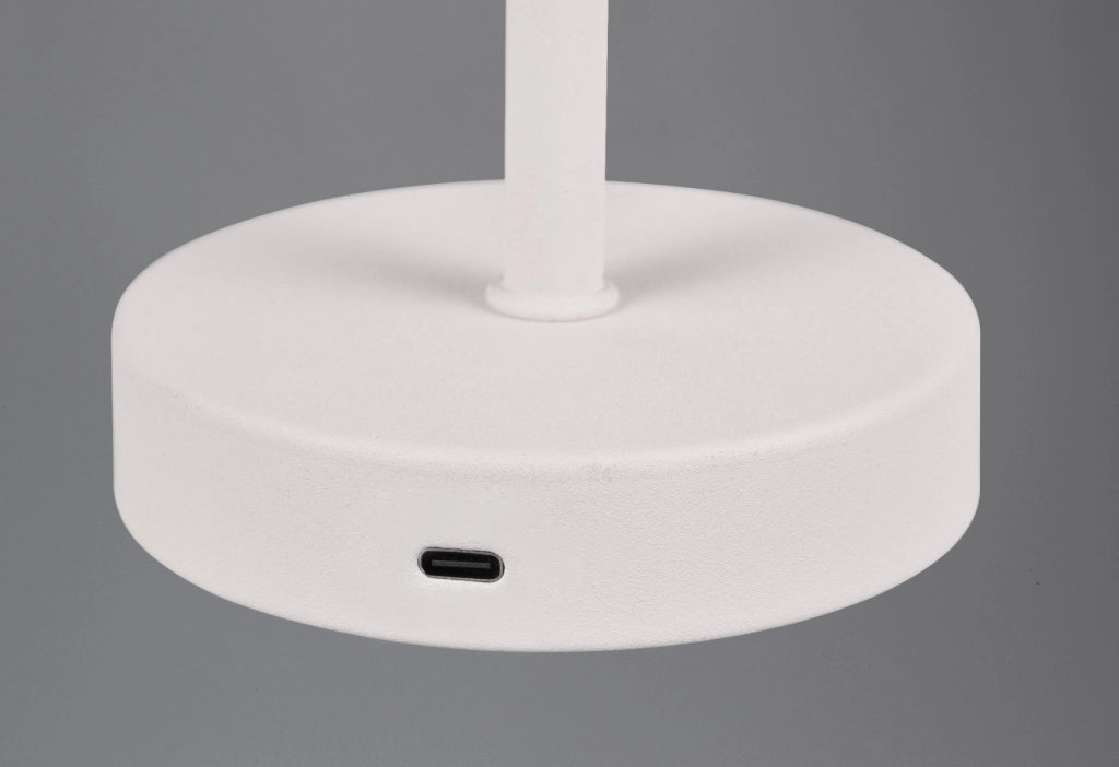 Lampada tavolo ricaricabile touch LED bianca RL Jeff