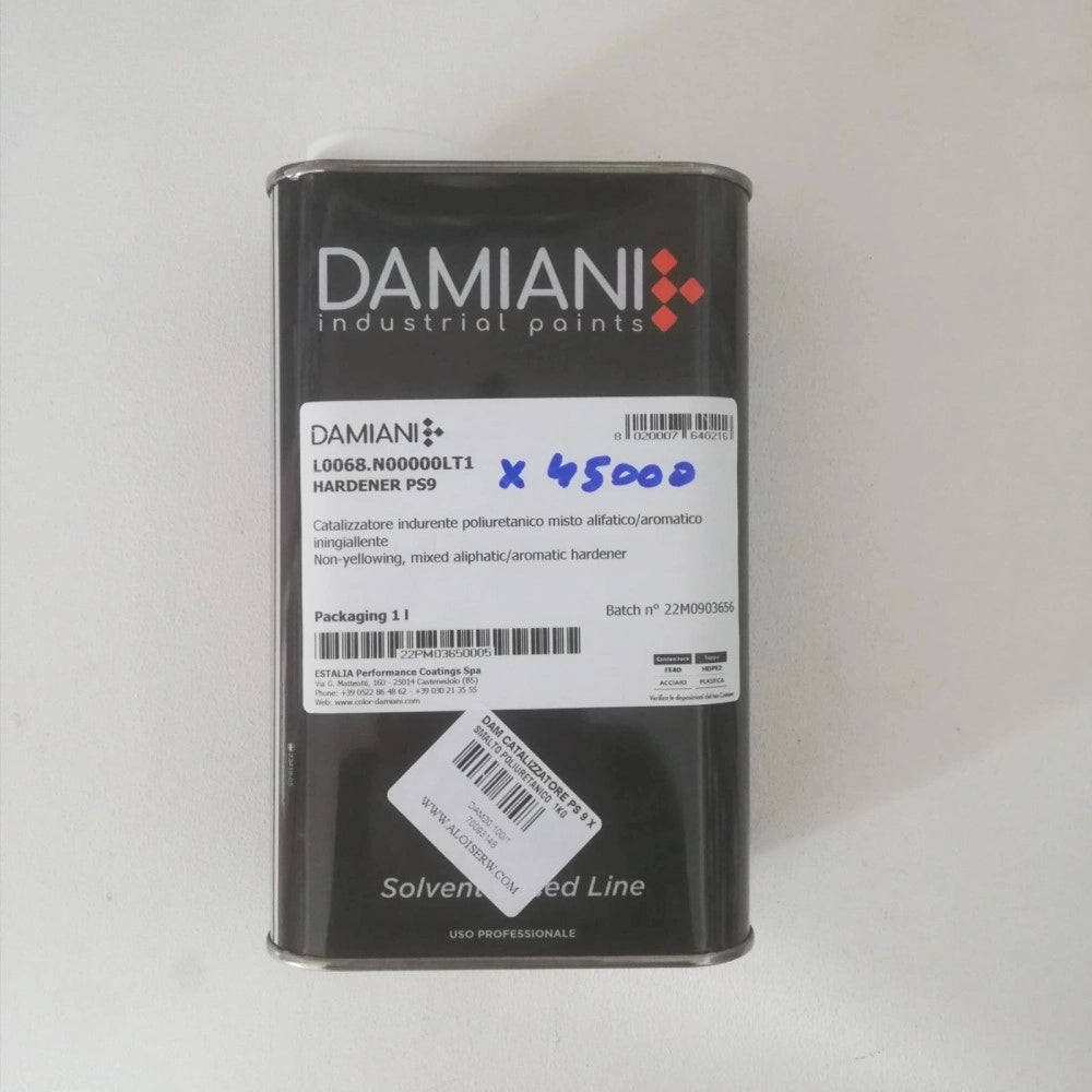 Damiani 1lt catalizzatore ps9 per vernici poliuretaniche