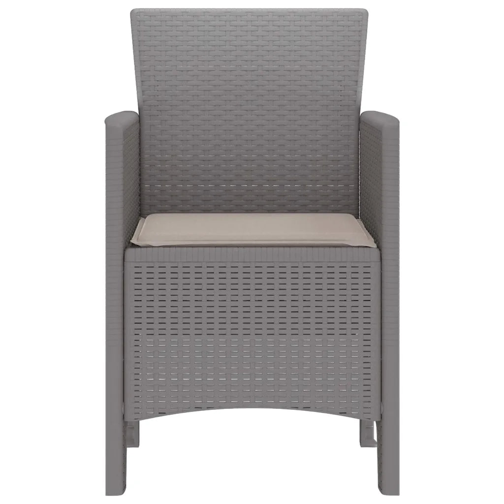 Sedia da Giardino 2 pz | Sedie da Esterno Grigio chiaro 53 x 49 x 85 cm