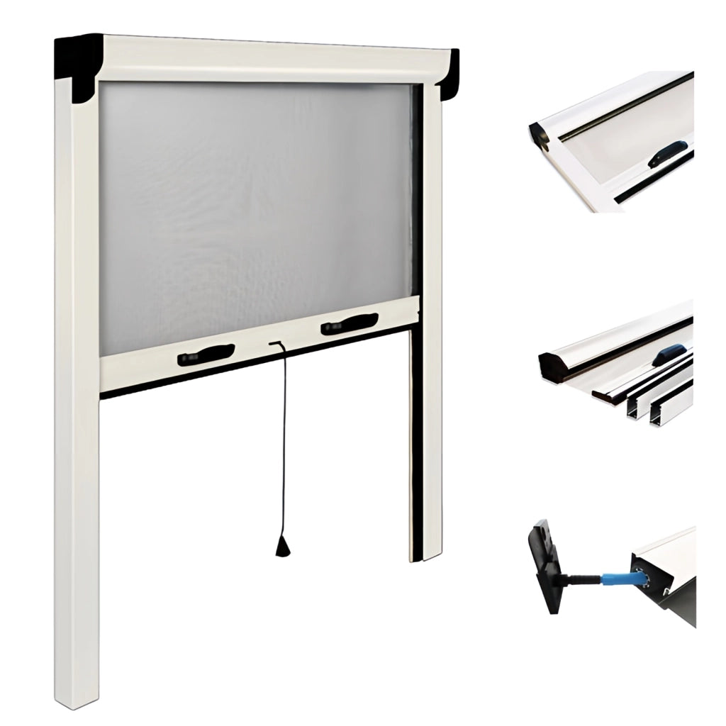 ZANZARIERA IRS OPERA 80X160 CM VERTICALE MARRONE
