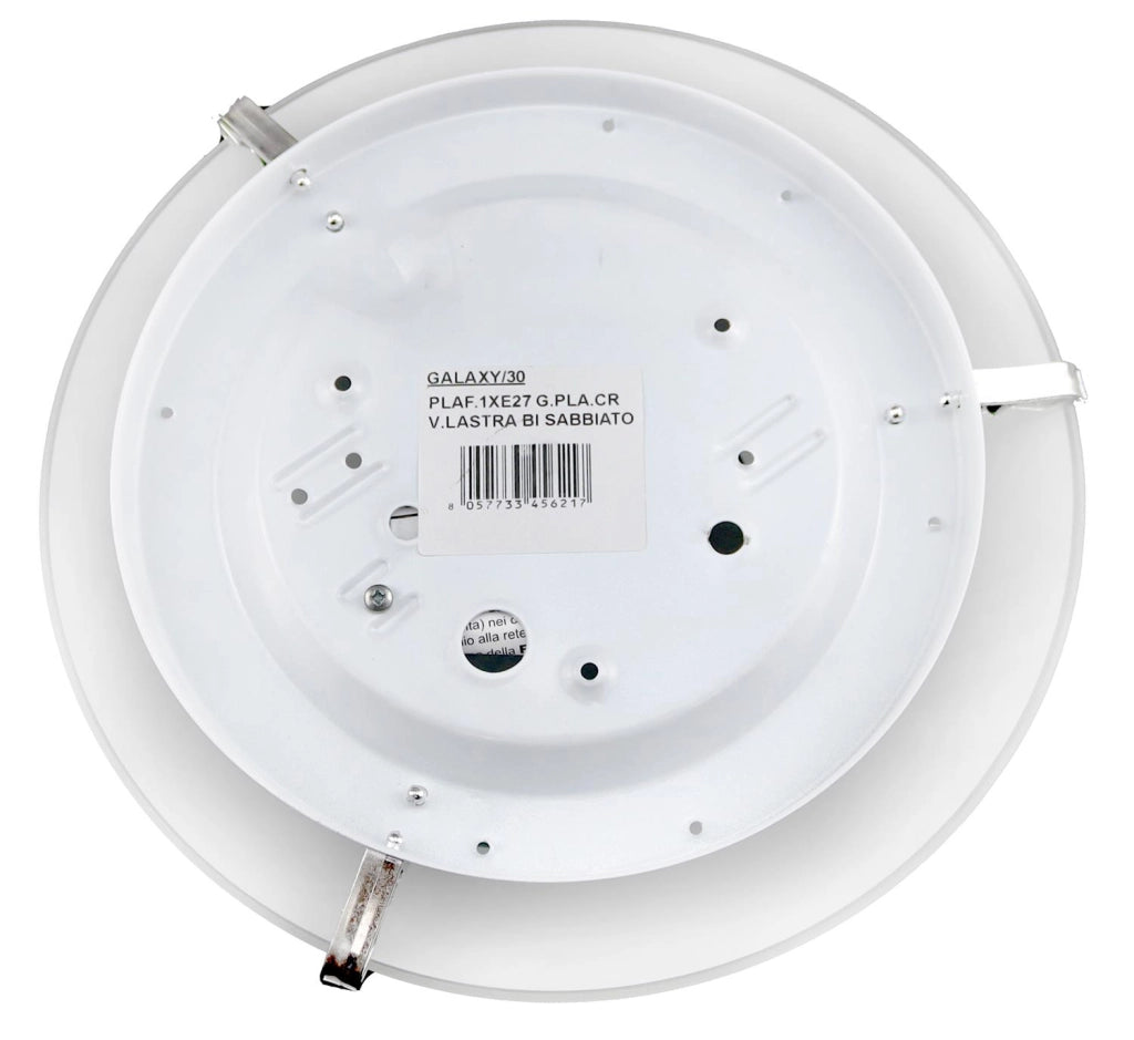 GALAXY LAMPADA PLAFONIERA PREDISPOSIZIONE PER 1 LAMPADINA E27 30 CM