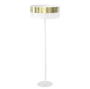 Lampada da terra LUX bianco oro perforata 1xE27 Emibig
