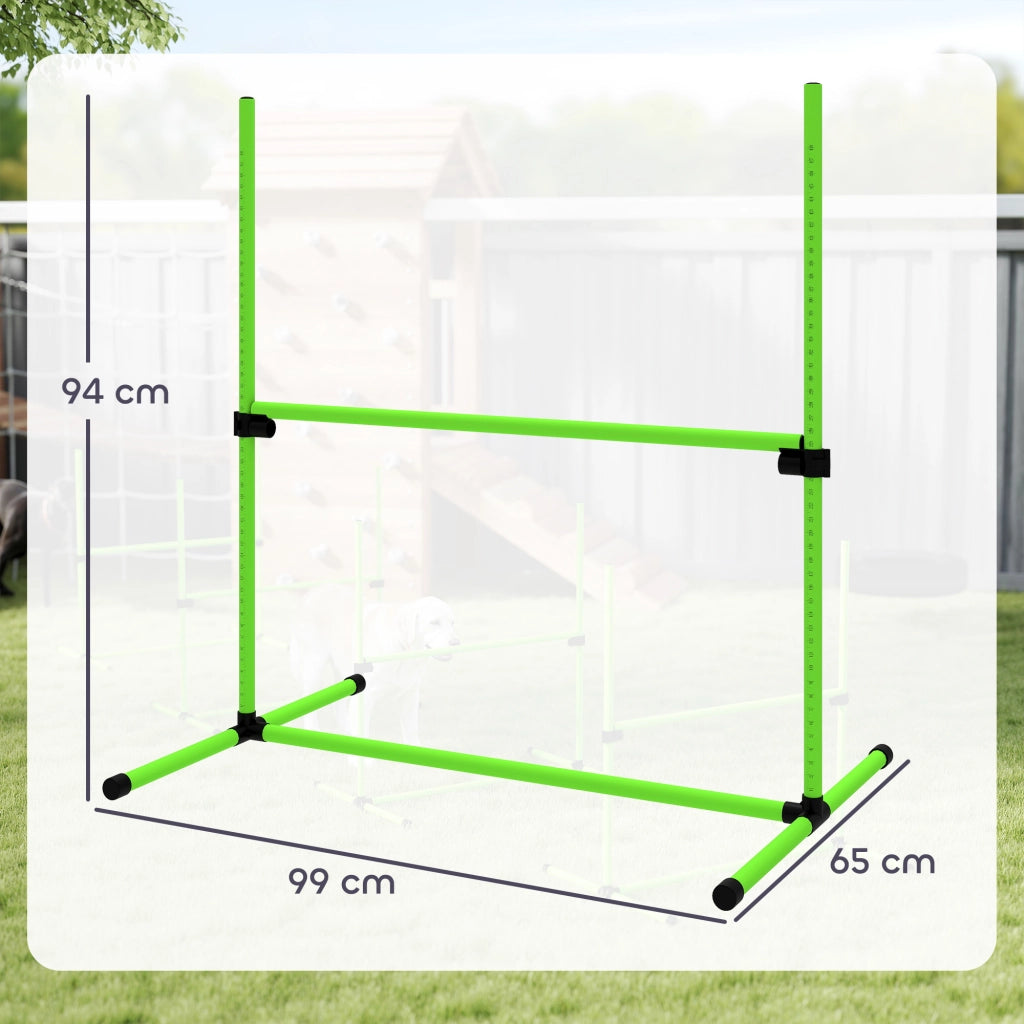 Set Agility per Cani ¨C Minimal ¨C Verde 99x65x94 cm