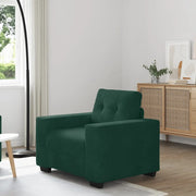 Divano Sedia Verde Scuro 100x78x80 cm Velluto 4105100