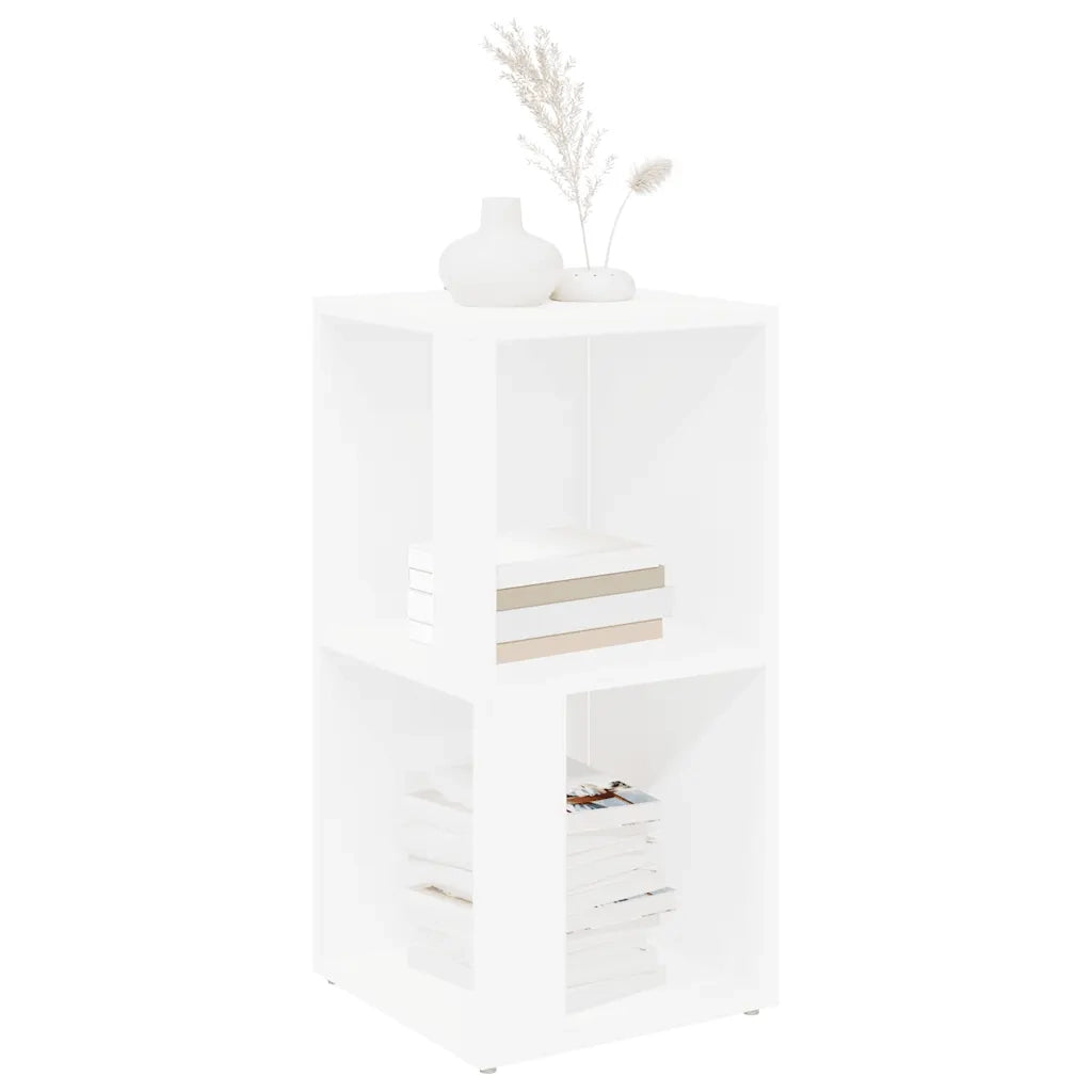 Pensile Angolare Bianco 33x33x67 cm in Legno Multistrato 809017