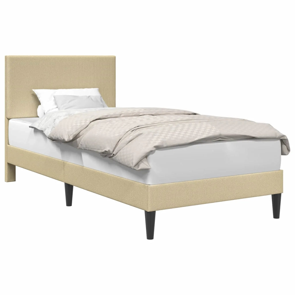 Struttura del letto-Giroletto Grigio Verde Chiaro 90 x 190 cm