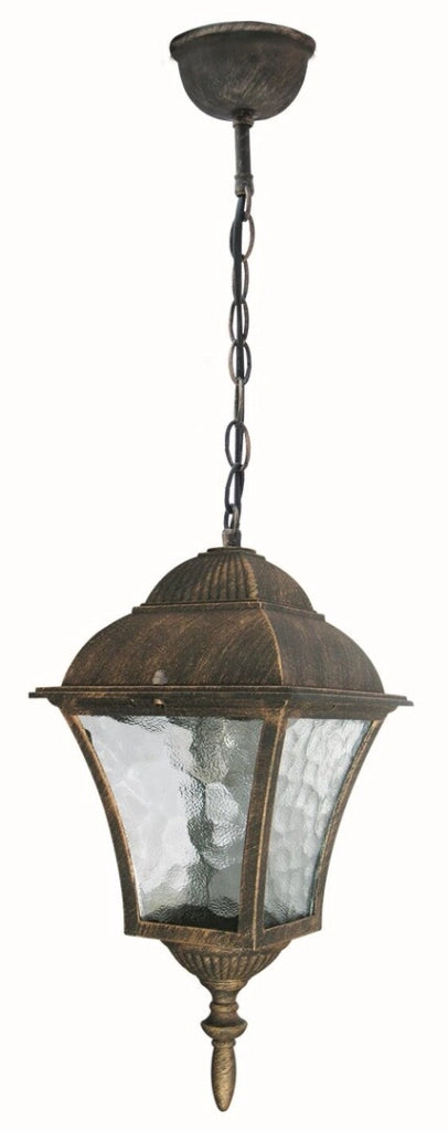 Lampada sospensione esterna Toscana oro E27 Rabalux 8394