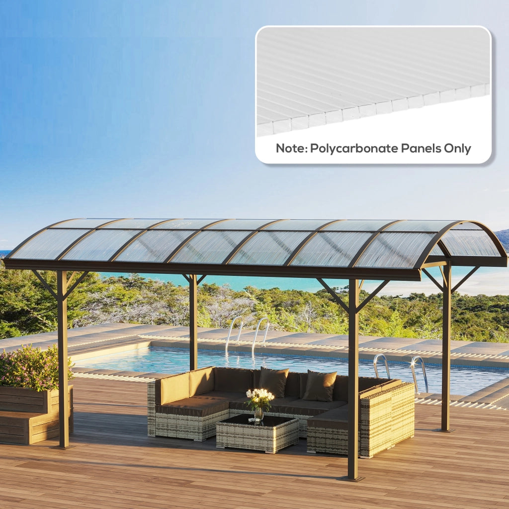 Pannello in policarbonato alveolare ¨C Minimal ¨C 4 mm, 121x61 cm, resistente ai raggi UV, personalizzabile