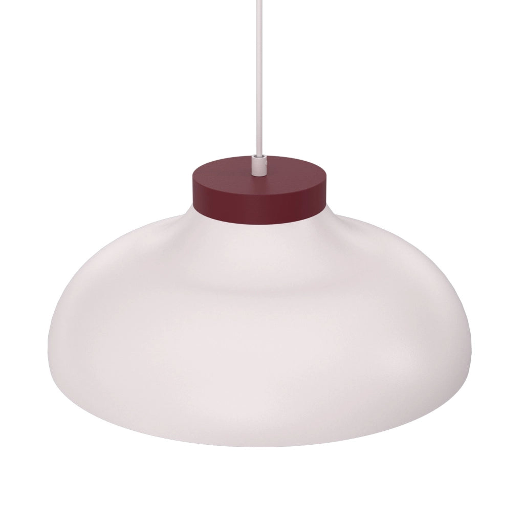 Lampada a sospensione Basca 1xE27 15W kasmir bordeaux