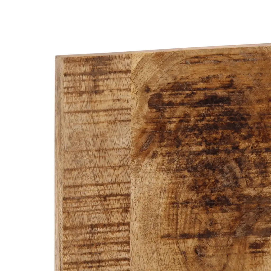 Testiera 120 cm in Legno Massello di Mango Grezzo 4017491