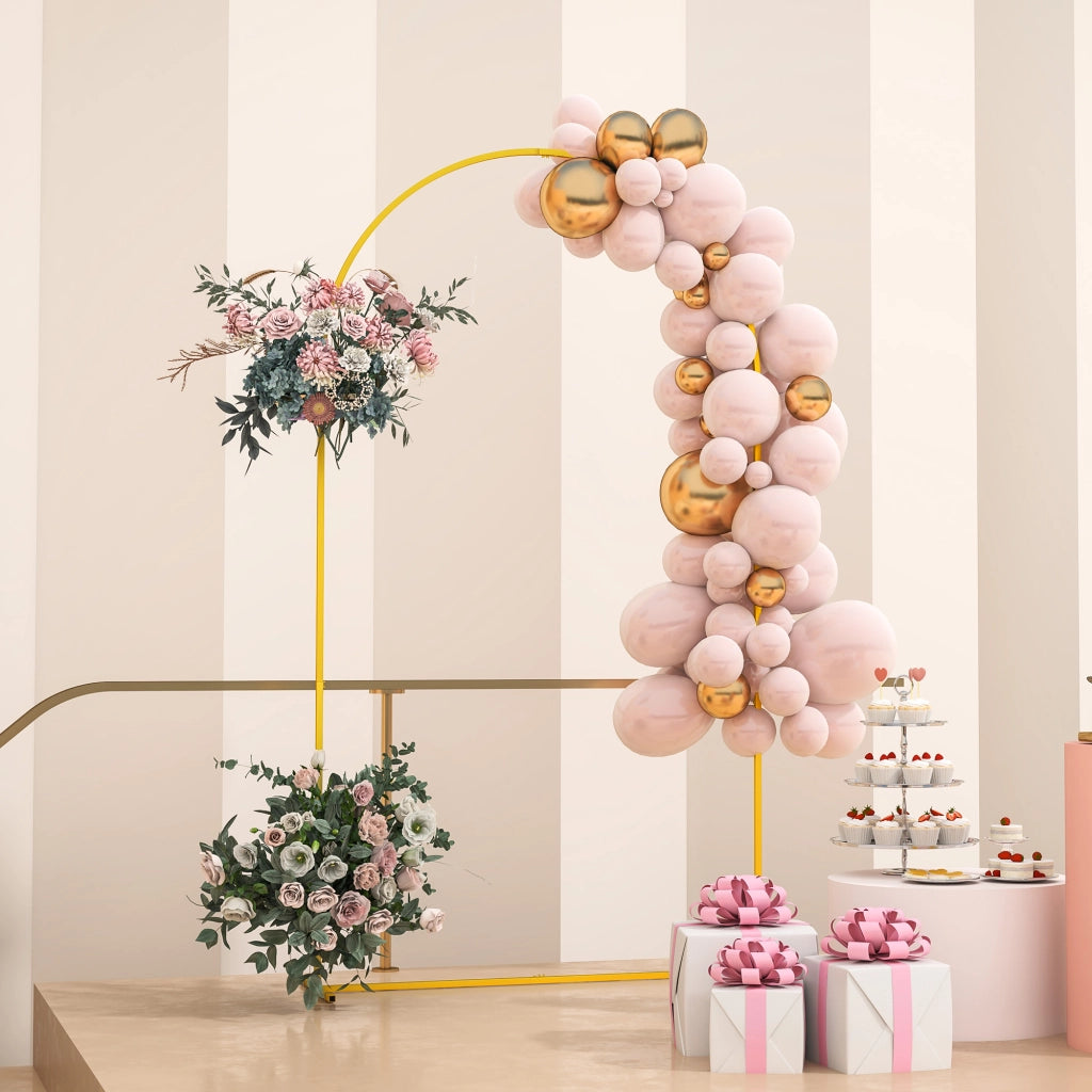 Arco per Matrimonio ¨C Minimal ¨C Dorato Metallo 2.2 m