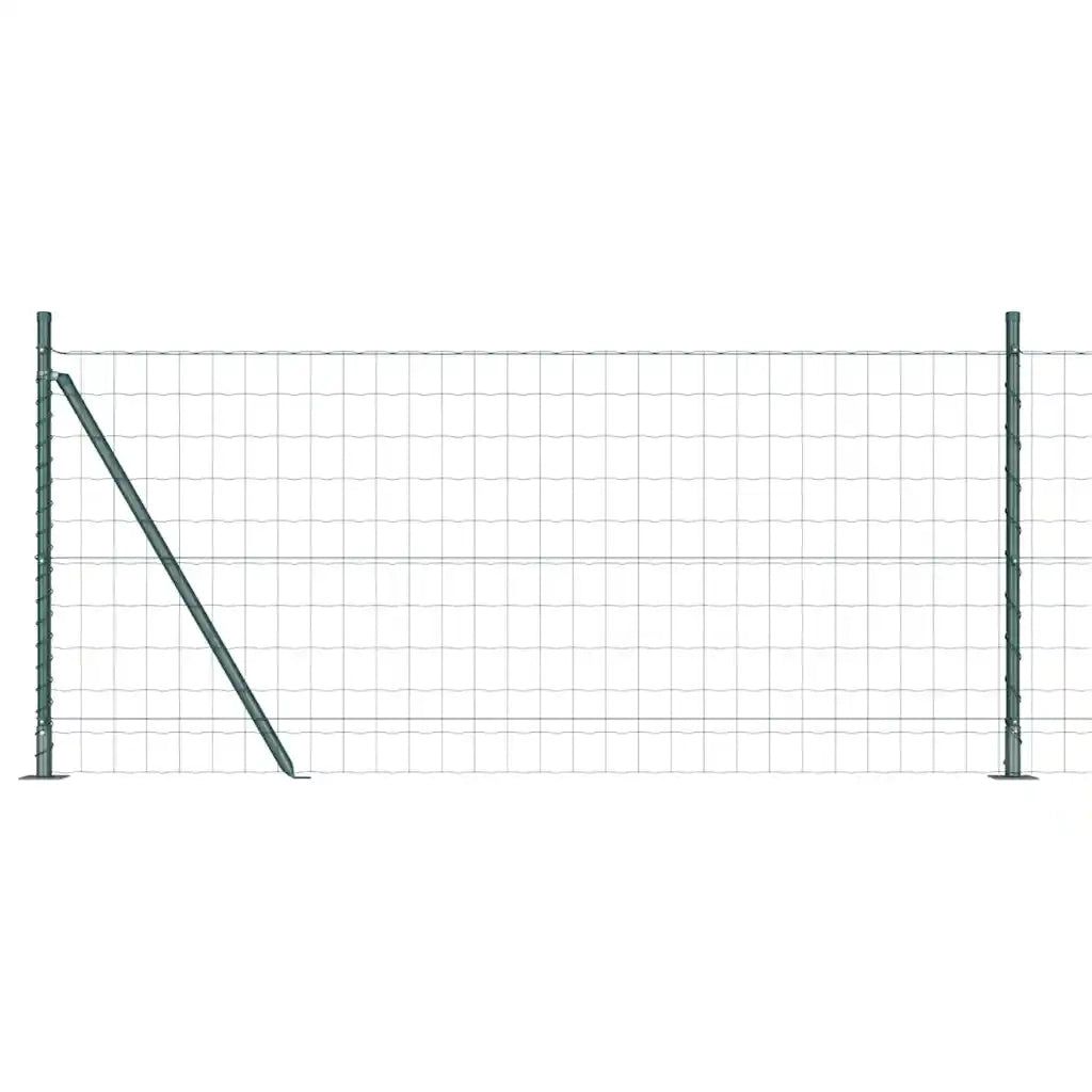 Recinzione con Posto Verde 1 x 25 m Acciaio e PVC 3350859