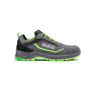 SPARCO SCARPE FELIX S1P GRIGIO VERDE FLUO N.36