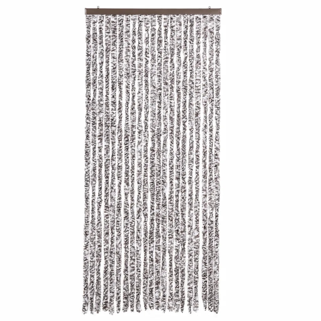 Zanzariera Marrone e Beige 90x220 cm Ciniglia 284277