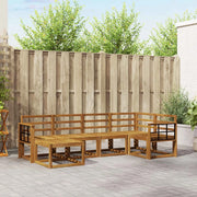 Set di divani da esterno 6 pcs Naturale