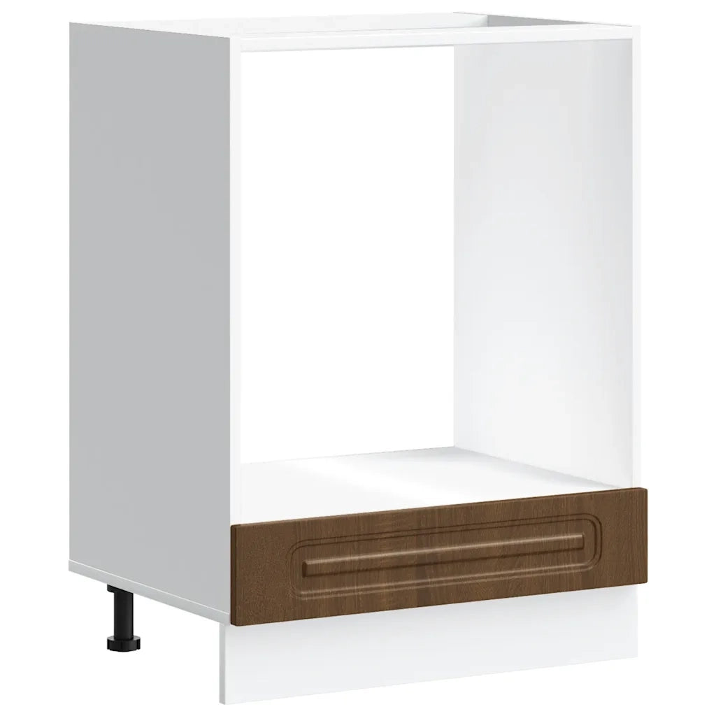 Armadio per Forno Kalmar Rovere Marrone in Legno Multistrato 853524