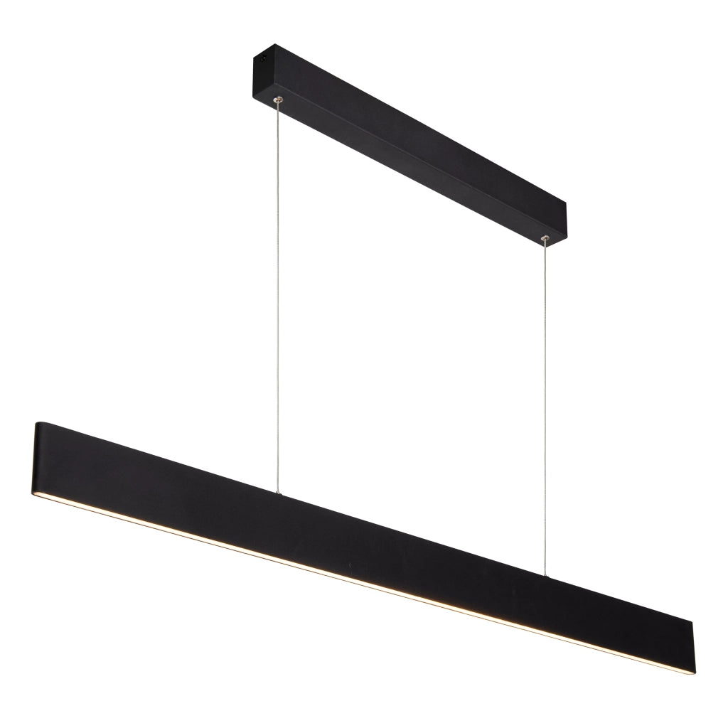 Lampada a sospensione LED moderna nera Raya 36W Lucide