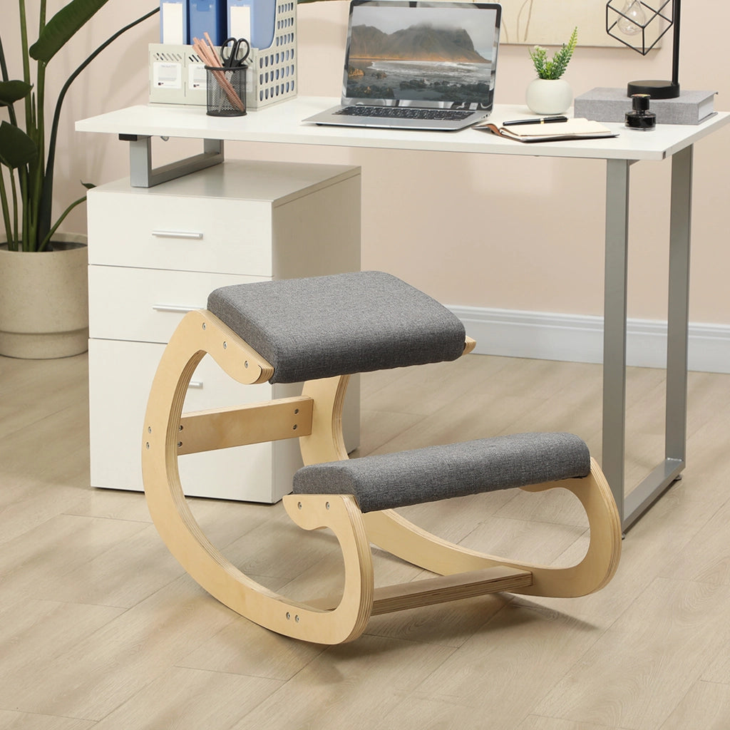 Sgabello ergonomico oscillante per ufficio ¨C Xylo ¨C grigio