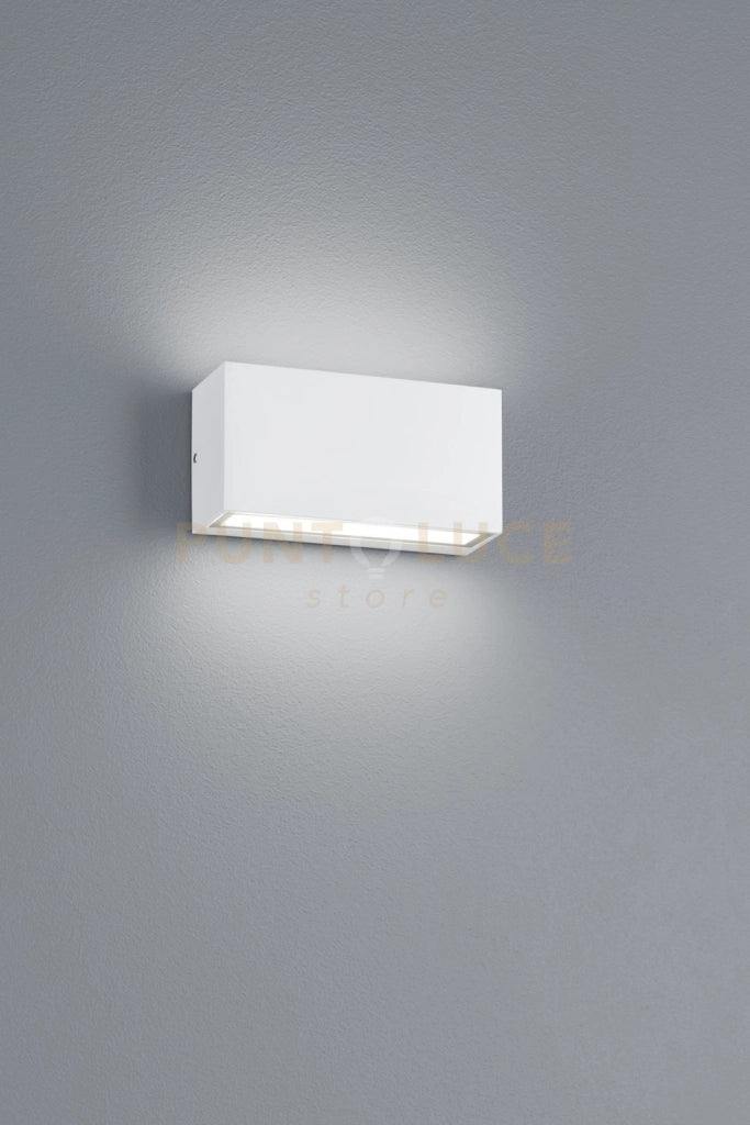 TRENT APPLIQUE 2 LED 9W 1100lm, 3000K BIANCA BI-EMISSIONE L.14 X H.5CM IP65