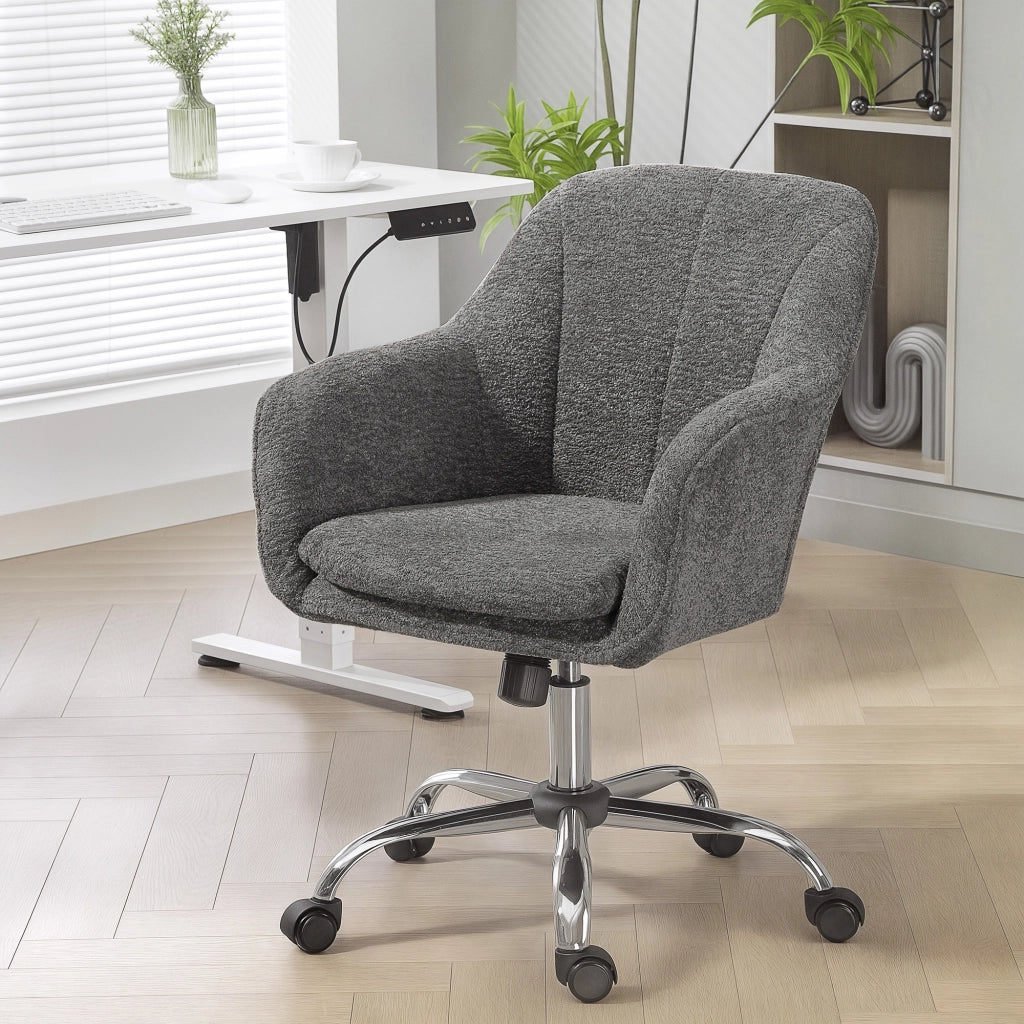 Sedia da ufficio ergonomica regolabile in altezza ¨C Minimal ¨C Grigio