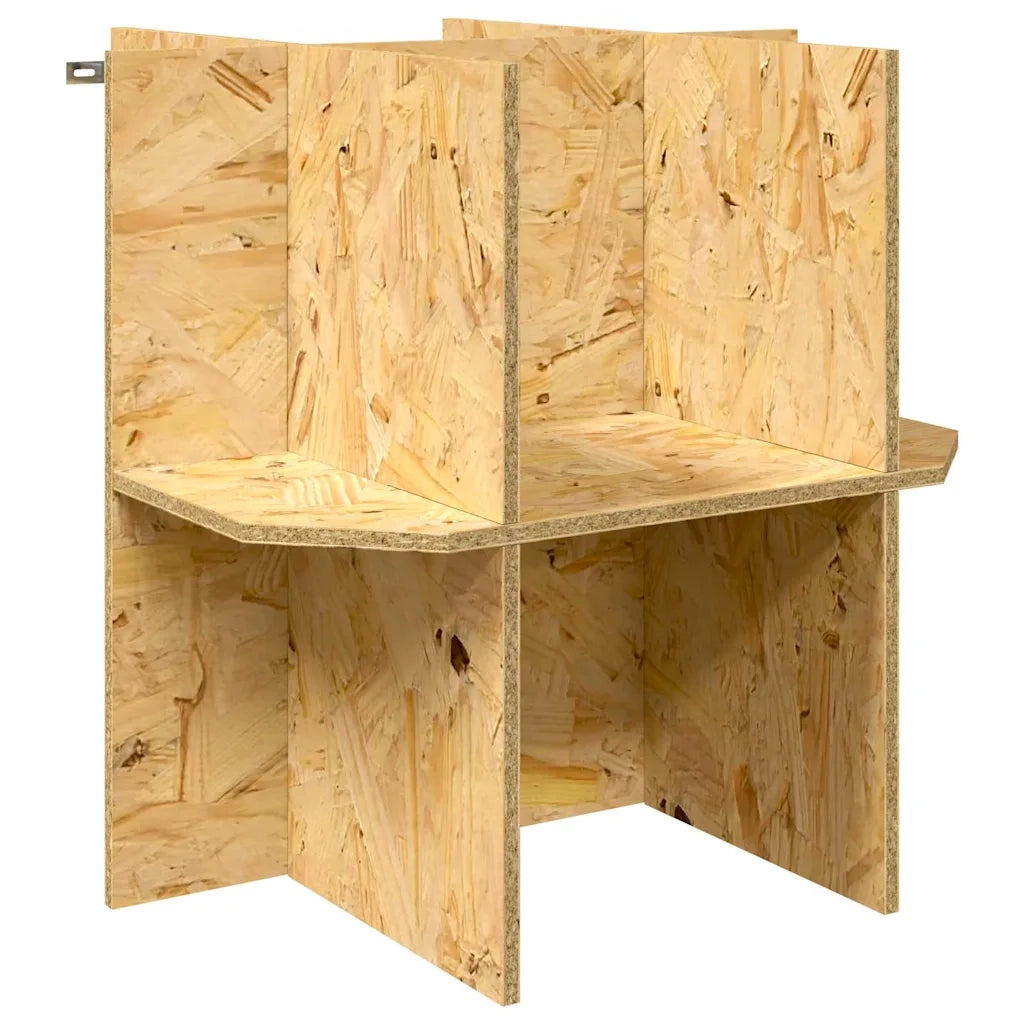 Base per Terrario Marrone 50 x 50 x 50 cm OSB 876737