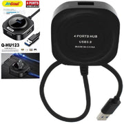 Trade Shop - Smart Hub Usb 4 In 1 Con 4 Porte Usb 3.0/2.0 Q-hu123 Telefoni Computer Notebook -