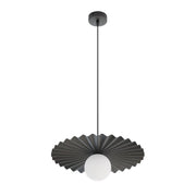 Lampada sospesa UMBRA nera ventaglio 1xG9 Emibig