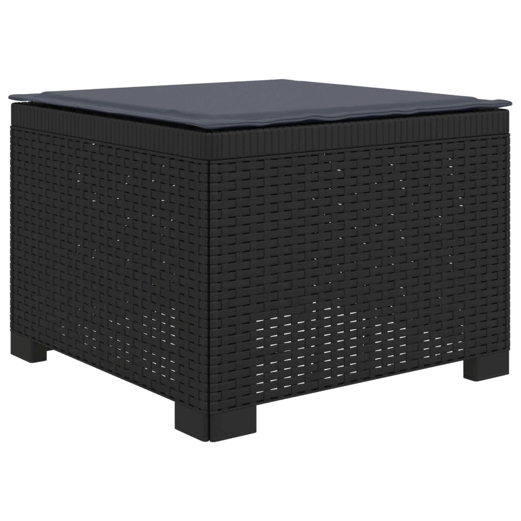 Divano da esterno-Divano da Giardino 3 posti con cuscini in look rattan PP 146117