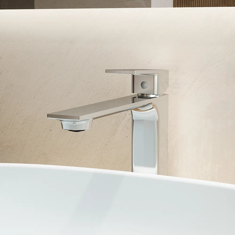 Miscelatore lavabo alto senza scarico slim cromato | Ingrid