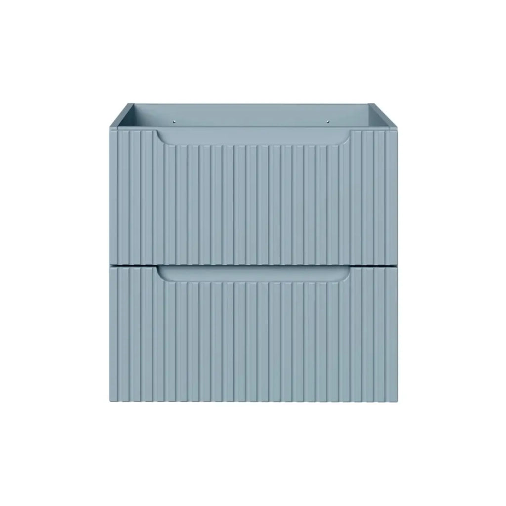 Mobile sottolavabo VANO 60 cm blu denim sospeso con 2 cassetti