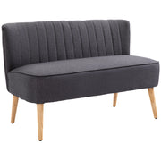 Divano 2 posti ¨C Minimal ¨C grigio scuro 117x56.5x77 cm